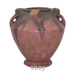 Roseville Carnelian II Red 1926 Vintage Arts And Crafts Pottery Vase 331-7