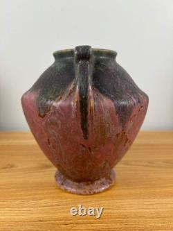 Roseville Carnelian II Red 1926 Vintage Arts And Crafts Pottery Vase 331-7