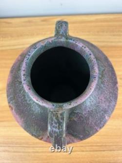 Roseville Carnelian II Red 1926 Vintage Arts And Crafts Pottery Vase 331-7