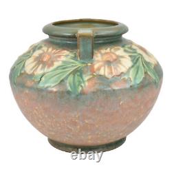 Roseville Dahlrose 1928 Arts And Crafts Pottery Ceramic Jardiniere Planter 614-6