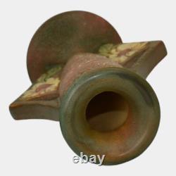 Roseville Dahlrose 1928 Vintage Arts And Crafts Pottery Ceramic Flower Vase 78-8