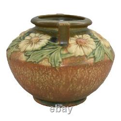 Roseville Dahlrose 1928 Vintage Arts And Crafts Pottery Ceramic Vase 364-6