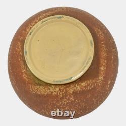 Roseville Dahlrose Brown 1928 Vintage Arts And Crafts Pottery Ceramic Vase 364-6