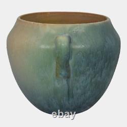 Roseville Earlam Tan And Green 1930 Vintage Art Pottery Ceramic Vase 515-4