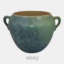 Roseville Earlam Tan And Green 1930 Vintage Art Pottery Ceramic Vase 515-4
