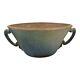 Roseville Earlam Tan Green Blue 1930 Vintage Arts And Crafts Pottery Bowl 217-4