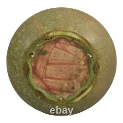 Roseville Early Carnelian 1916 Arts and Crafts Pottery Matte Green Tall Vase