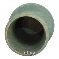 Roseville Early Carnelian Green 1916 Arts And Crafts Pottery Ceramic Vase