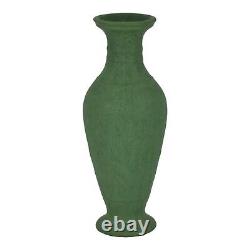 Roseville Egypto 1905 Arts and Crafts Pottery Matte Green Ceramic Vase E49-10