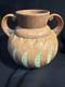 Roseville Falline Brown 1933 Vintage Arts And Crafts Ceramic Handled Vase 644-6