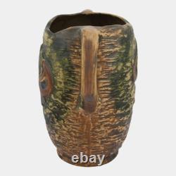 Roseville Imperial I Brown 1924 Vintage Arts And Crafts Pottery Ceramic Vase