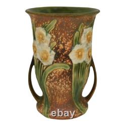 Roseville Jonquil 1931 Vintage Arts And Crafts Pottery Ceramic Flower Vase 541-7