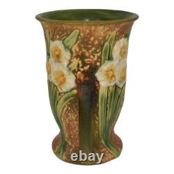 Roseville Jonquil 1931 Vintage Arts And Crafts Pottery Ceramic Flower Vase 541-7