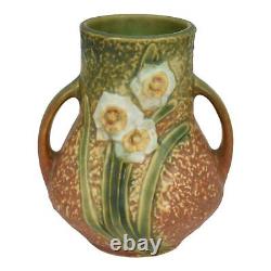 Roseville Jonquil 1931 Vintage Arts And Crafts Pottery Ceramic Flower Vase 550
