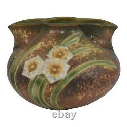 Roseville Jonquil 1931 Vintage Arts And Crafts Pottery Crocus Pot Vase 93-4