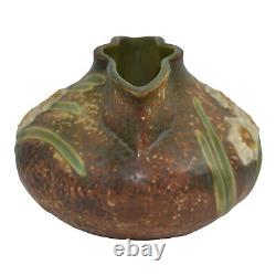 Roseville Jonquil 1931 Vintage Arts And Crafts Pottery Crocus Pot Vase 93-4