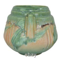 Roseville Laurel 1934 Vintage Arts And Crafts Pottery Green Ceramic Vase 250-6