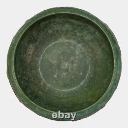 Roseville Laurel Green 1934 Vintage Arts And Crafts Pottery Ceramic Bowl