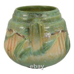 Roseville Laurel Green 1934 Vintage Arts And Crafts Pottery Ceramic Vase 250-6