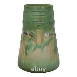 Roseville Laurel Green 1934 Vintage Arts And Crafts Pottery Ceramic Vase 671-7