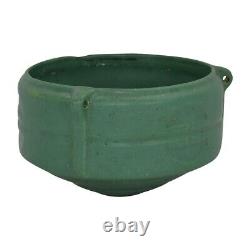 Roseville Matte Green 1907 Arts And Crafts Pottery Hanging Basket Planter 3656-5