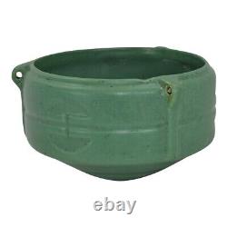 Roseville Matte Green 1907 Arts And Crafts Pottery Hanging Basket Planter 3656-5