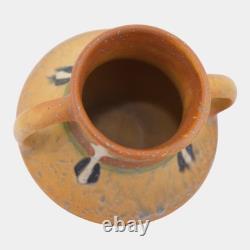 Roseville Montacello 1931 Vintage Arts And Crafts Pottery Tan Ceramic Vase 555-4