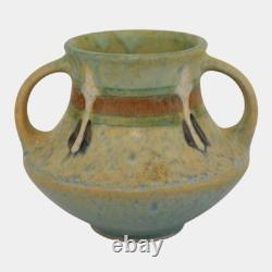 Roseville Montacello Green 1931 Arts And Crafts Pottery Ceramic Vase 555-4
