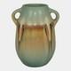Roseville Montacello Green 1931 Vintage Arts And Crafts Pottery Vase 561-7