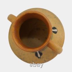 Roseville Montacello Tan 1931 Vintage Arts And Crafts Pottery Ceramic Vase 555-4