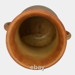 Roseville Montacello Tan 1931 Vintage Arts And Crafts Pottery Ceramic Vase 556-5