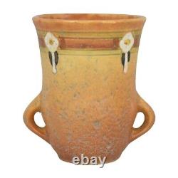 Roseville Montacello Tan 1931 Vintage Arts And Crafts Pottery Ceramic Vase 558-5