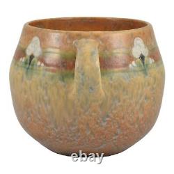 Roseville Montacello Tan 1931 Vintage Arts And Crafts Pottery Ceramic Vase 559-5