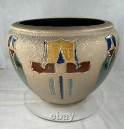 Roseville Mostique Art Pottery 606-10 LARGE Jardiniere Circa 1923 Arts & Crafts