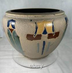 Roseville Mostique Art Pottery 606-10 LARGE Jardiniere Circa 1923 Arts & Crafts