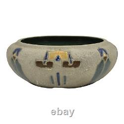 Roseville Mostique Gray 1916 Vintage Arts And Crafts Pottery Ceramic Bowl 131-6
