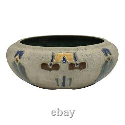 Roseville Mostique Gray 1916 Vintage Arts And Crafts Pottery Ceramic Bowl 131-6
