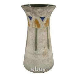 Roseville Mostique Gray 1916 Vintage Arts And Crafts Pottery Ceramic Vase 164-15