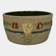 Roseville Mostique Gray 1916 Vintage Arts And Crafts Pottery Flower Pot Bowl
