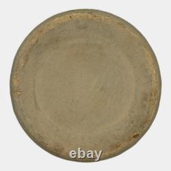 Roseville Mostique Gray 1916 Vintage Arts and Crafts Pottery Flower Pot Bowl