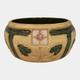 Roseville Mostique Tan 1916 Vintage Arts And Crafts Pottery Ceramic Bowl