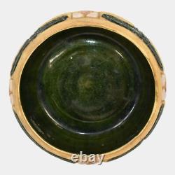 Roseville Mostique Tan 1916 Vintage Arts and Crafts Pottery Ceramic Bowl
