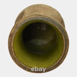 Roseville Mostique Tan 1916 Vintage Arts and Crafts Pottery Ceramic Vase 22-10