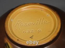 Roseville Pinecone Arts & Crafts Art Pottery Jardiniere Vase # 632-6