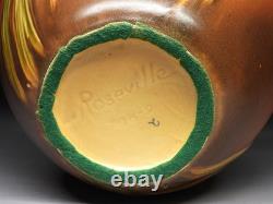 Roseville Pinecone Arts & Crafts Art Pottery Pitcher Vase # 708-9
