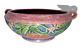Roseville Pink Baneda Bowl Pottery Vintage Arts & Crafts 232-6 Ohio Pottery Fs