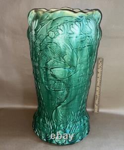 Roseville Pottery American Arts & Crafts Koi Fish Umbrella Stand Rare