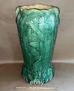 Roseville Pottery American Arts & Crafts Koi Fish Umbrella Stand Rare