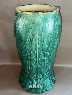 Roseville Pottery American Arts & Crafts Koi Fish Umbrella Stand Rare