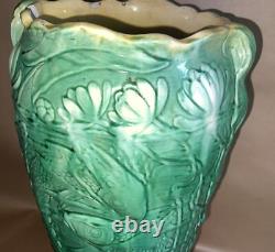 Roseville Pottery American Arts & Crafts Koi Fish Umbrella Stand Rare